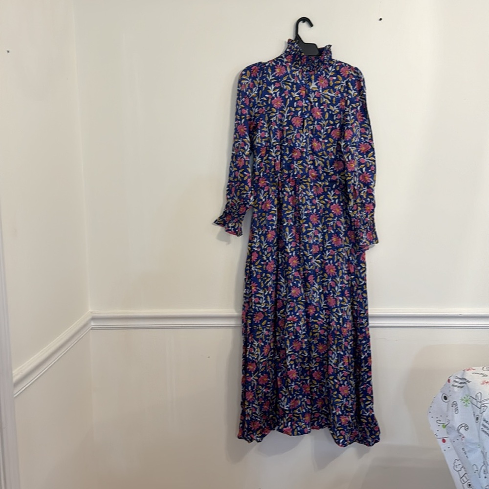 Emerson Frye India collection Floral   Dress NWT made by hand medium